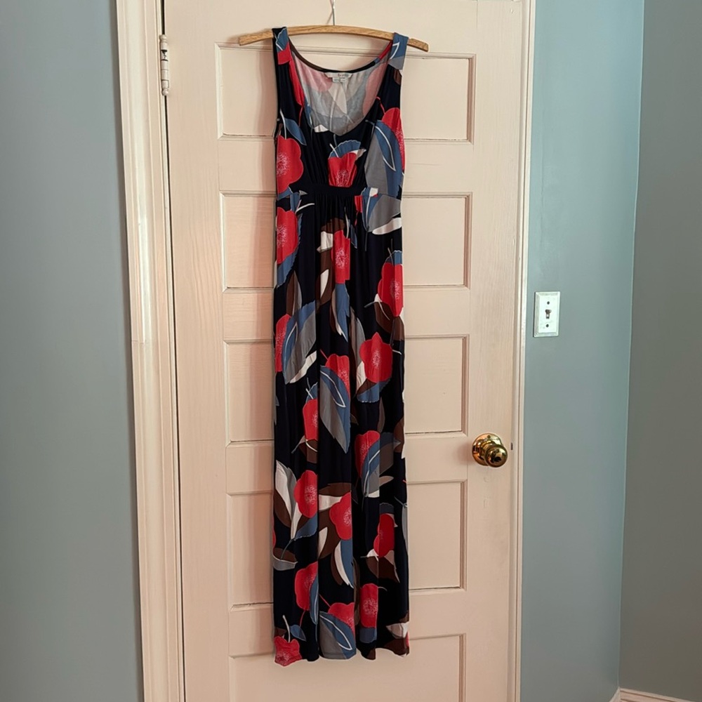 Boden Floral Maxi Dress, Size 4R